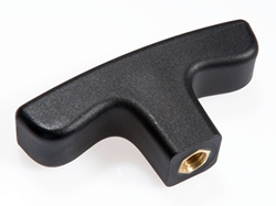 T handgrip with blind threaded bush