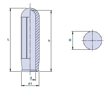 Handgriff aus PVC