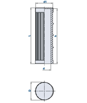 Handgriff aus PVC
