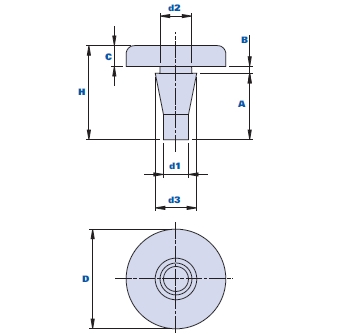 Vibrationsdämpfender Stopfen
