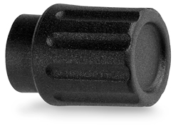 Bouton cannelé avec douille filetée borgne