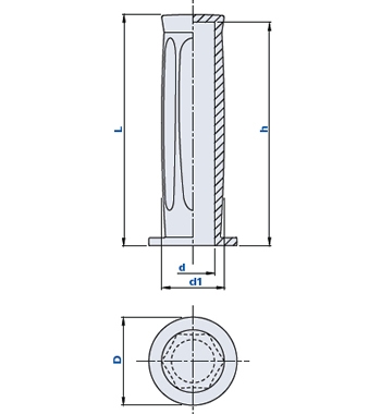 Handgriff aus PVC mit Handschutz