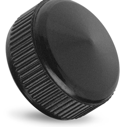 Bouton moleté avec douille filetée borgne